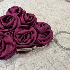 Silk evening bag